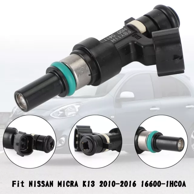 1PCS Fuel Injectors FBY11H0 FBY1010 Pour NISSAN MICRA K13 2010-2016 16600-1HC0A