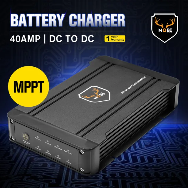 LiTime 12V 40A DC-DC Battery Charger with MPPT