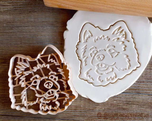 Pomeranian Pom Spitz Pomerania Dog Doggo Doggy Pet Animals Animal Cookie Cutter