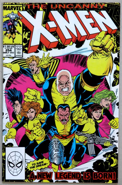 Uncanny X-Men #254 Vol 1 - Marvel Comics - Chris Claremont - Marc Silvestri