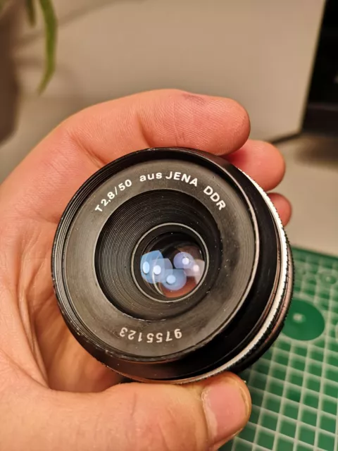 Carl Zeiss Jena Tessar 2,8/50mm Objektiv M42