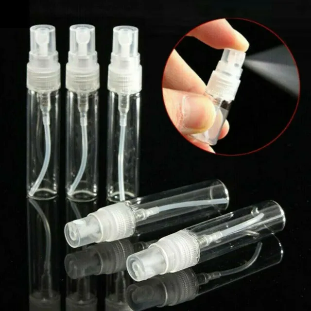 5-50x Travel Portable Transparent Perfume Atomizer Empty Spray Bottle 2/3/5/10ml