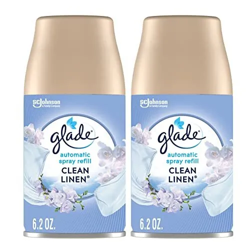 Glade Automatic Spray Refill Air Freshener for Home and Bathroom Clean Linen ...