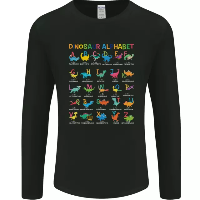 T-Rex Divertente T-Rex T-Shirt a maniche lunghe da uomo
