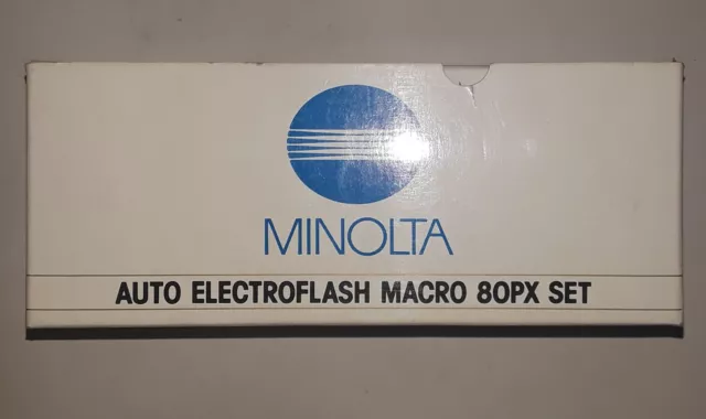 Minolta 80PX Auto Electroflash Macro Set (BRAND NEW!) 2