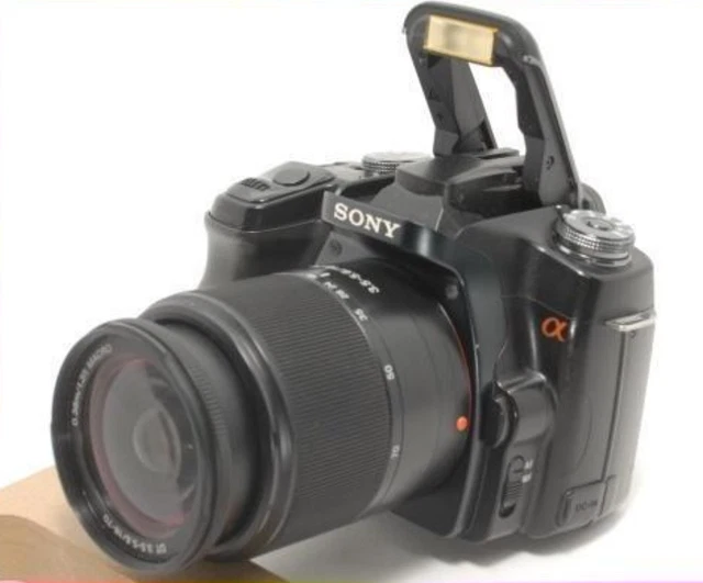 【J2298】SONY DSLR-A100 + DT 18-70 3.5-5.6 Amazon.com : Sony Alpha A100K 10.2MP Digital SLR Camera Kit