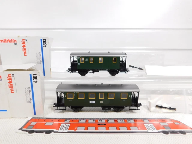 Lot De 2 Wagons-citernes Märklin H0 AC - Époque SBB - Pièces Manquantes