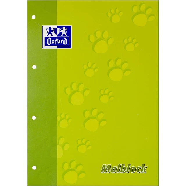 Bloc Peinture Enfant Oxford A3 | 20 Feuilles 180g Grainé Et Lisse