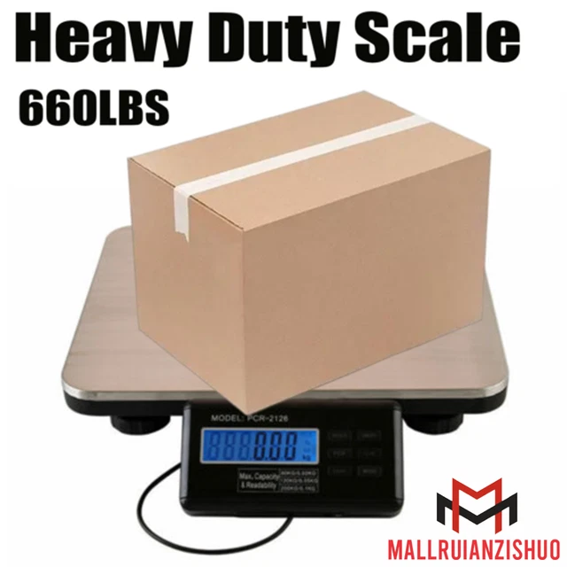 300kg 660LBS Industry Shipping Postal Scale Platform Bench Digital Scale Weight