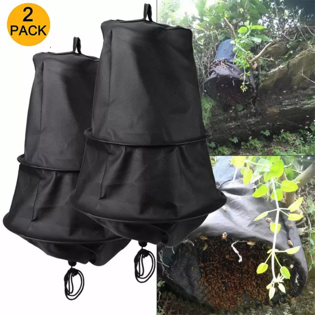 2PCS Beekeeper Tool Bee Cage Swarm Trap Swarming Catcher Beekeeping Supplies EL