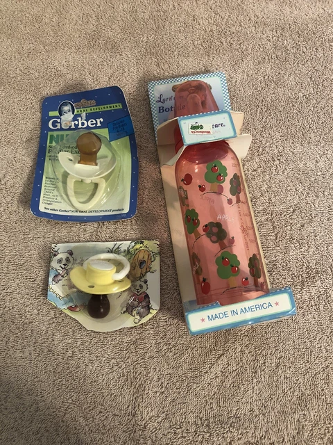Lote de 2 chupetes Baby Bottle Plus nuevos en paquete