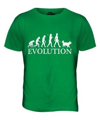 Belga Cane da Pastore Evolution Of Uomo T-Shirt Cane Regalo Walker Walking