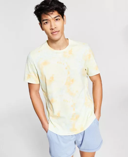 Sun + Stone Men's Sunburst Tie Dye Pajama Top 100145018 M L
