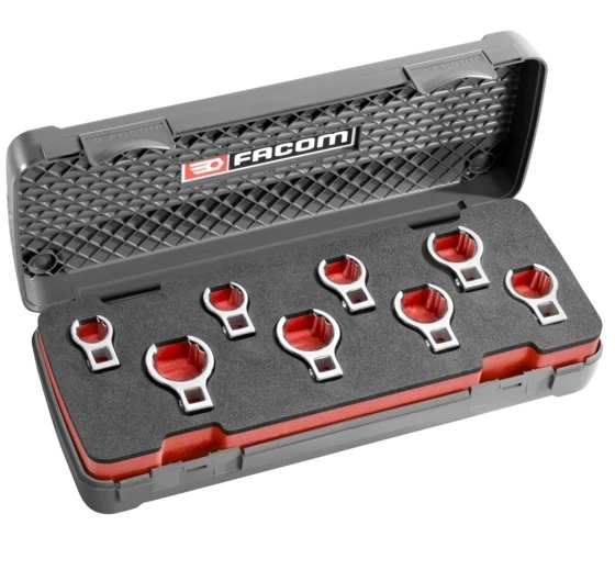 Jeu De Douilles Crowfoot Facom 3/8" - J.J8FLU - Imperial - Neuf