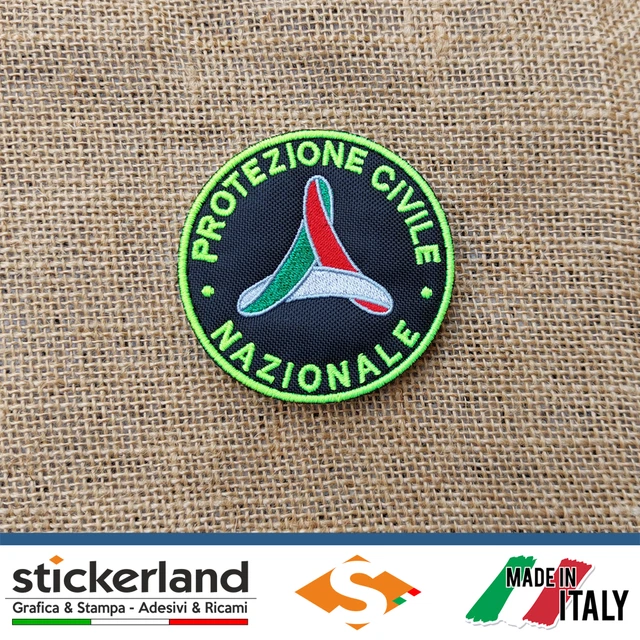 MAREL Patch Protezione Civile VOLONTARIATO ANPAS Toppa termoadesiva Ricamo cm 8 replica-1239