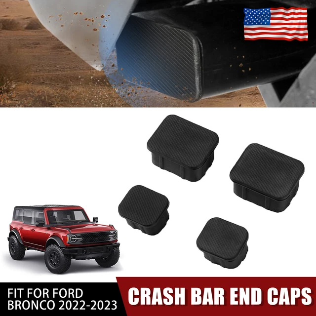 NEW CRASH BAR End Caps Front Axle Plug suitable for Ford Bronco 21 22.