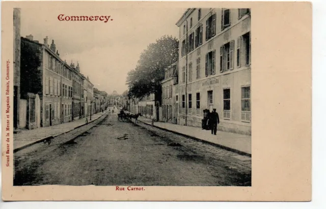 COMMERCY - Meuse - CPA 55 - la rue Carnot