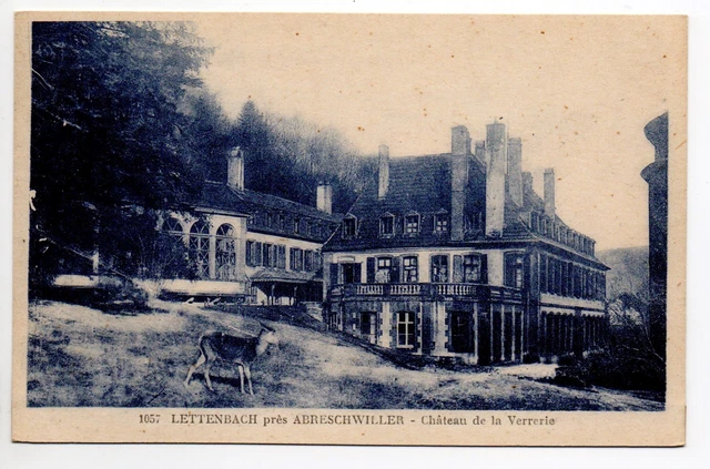 LETTENBACH prés d' Abreschwiller  Moselle CPA 57 le chateau