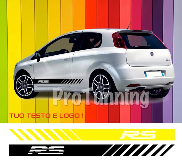 ADESIVI FIANCATE E PARAURTI PER FIAT PUNTO EVO SUPER SPORT KIT LATERALI - Mega GRAFIC S.r.l - Foto 3