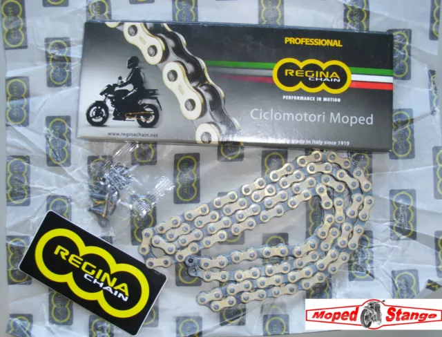 Simson Rollenkette Kette Antrieb Tuning Regina Chain gold KR50 116 Glieder