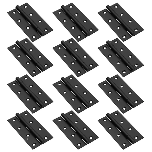 Stainless Steel Black Finish Door Butt Hinges 5"x12 pack of 12 Pcs