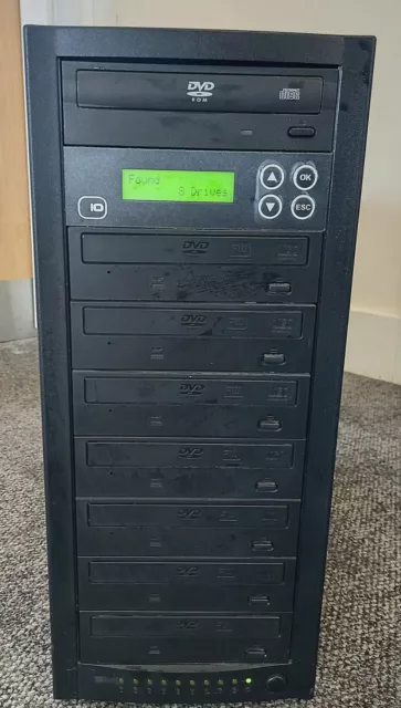 DVD Duplicator - 1 To 7 - IO - Great Condition - Tower - Black