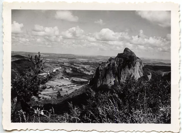 Landscape South of France Rocks Plain Hills - Old Year Photo 1950