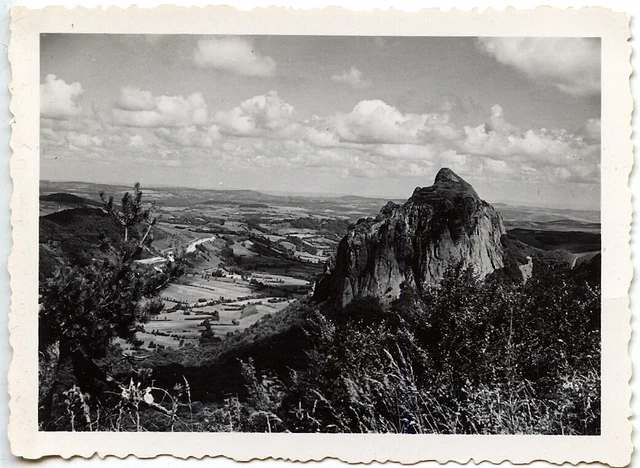 Landscape South of France Rocks Plain Hills - Old Year Photo 1950