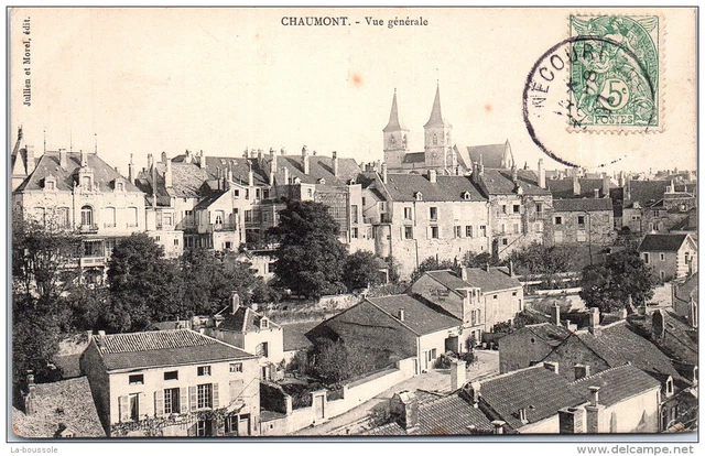 52 CHAUMONT - vue generale -