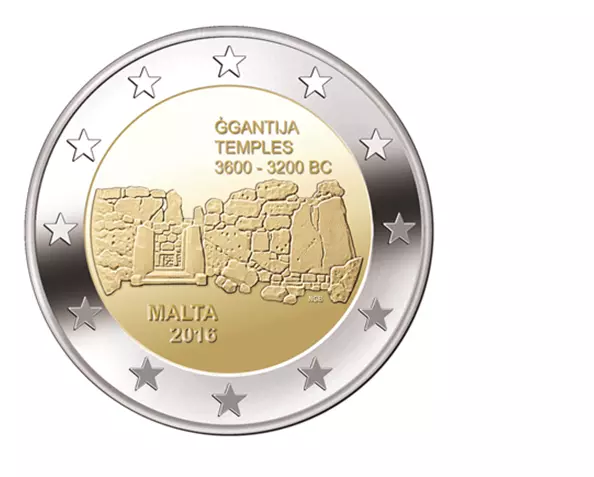 Commémorative de Malte 2016 " Ggantija " UNC sortie de rouleau.