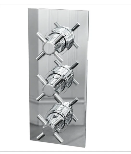 Valvola doccia tripla uscita Cassellie Control Termostatica Nascosta