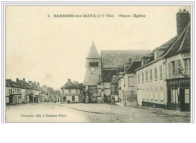 60.Ressons Sur Matz.place.eglise