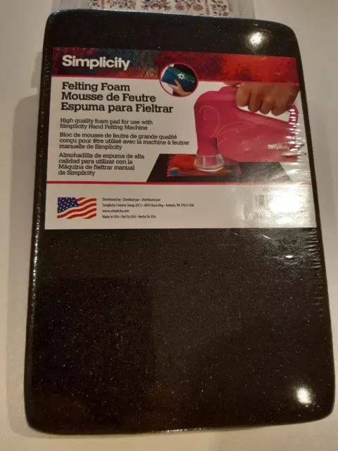 Simplicity Felting Foam, high quality foam pad for use with hand felting machine