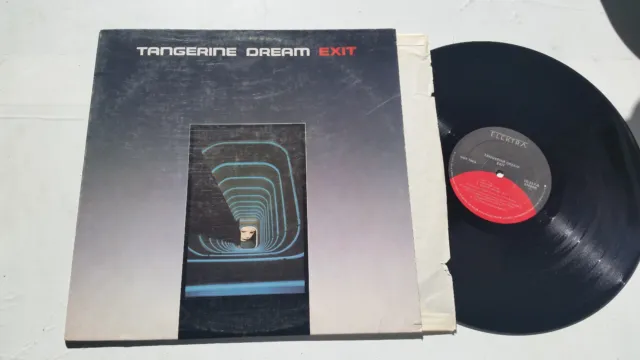 Tangerine Dream exit 1981 elektra 5e557 electronic synth original vinyl LP!!