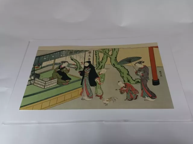 Harunobu Suzuki Ukiyo-e Bijin-ga reprint woodblock print Japanese painting Japan