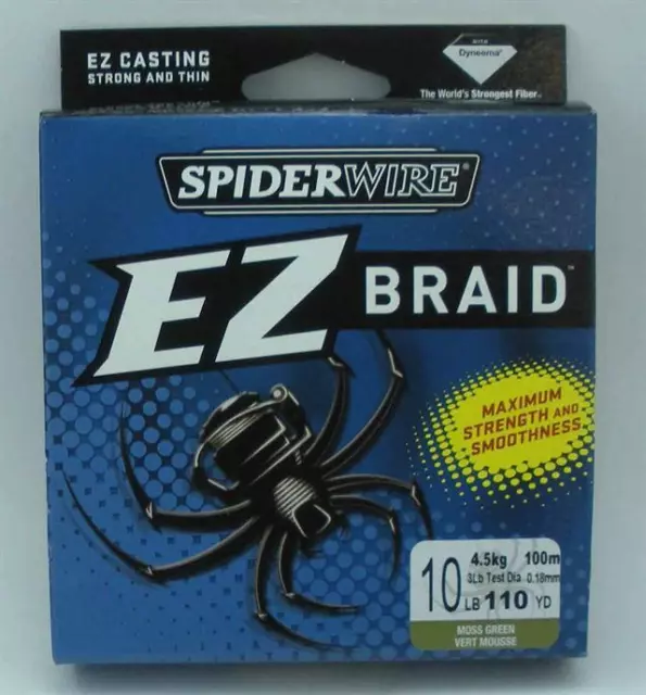 Tela Araña 1140561 SEZB10G-110 Ez Línea Trenza 10LB Test 101m