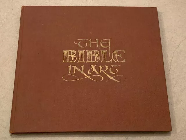 Jewish Judaica Book The Bible in Art, Dedication, artworks, Tel Aviv Israel 1952