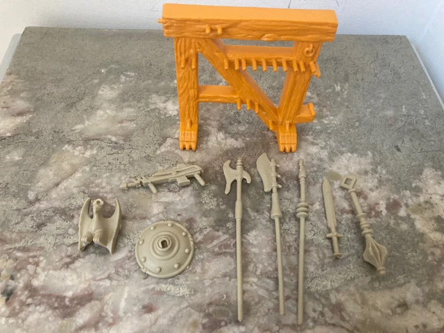 Motu He-Man Vintage Lot Ratelier Chateau Des Ombres Grayskull Loose Bon État  !