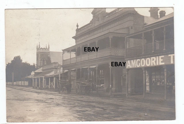 SHOPS GOODWOOD ROAD ADELAIDE REAL PHOTO POSTCARD 1907 South Australia