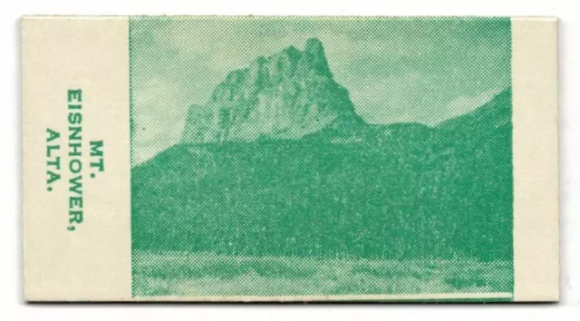 Mt. Eisenhower, Alberta CAN. Rhodes Mfg. Co. Fortune Teller Card