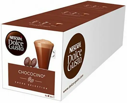 NESCAFÉ Dolce Gusto Chococino, 48 Kapseln Trinkschokolade, Feiner Kakao 3er Pack