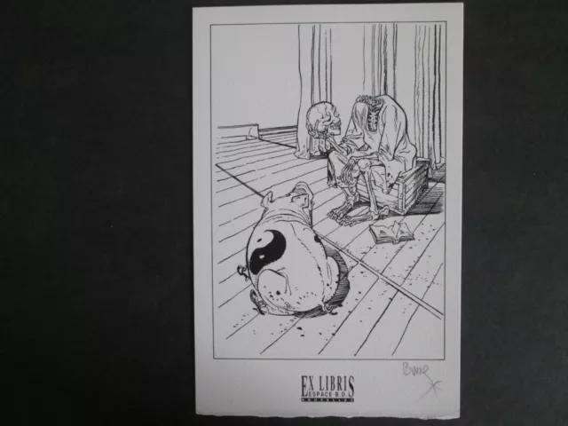 Boucq Ex Libris | Siebdruck | Jerome Moucherot Space Comic Neu