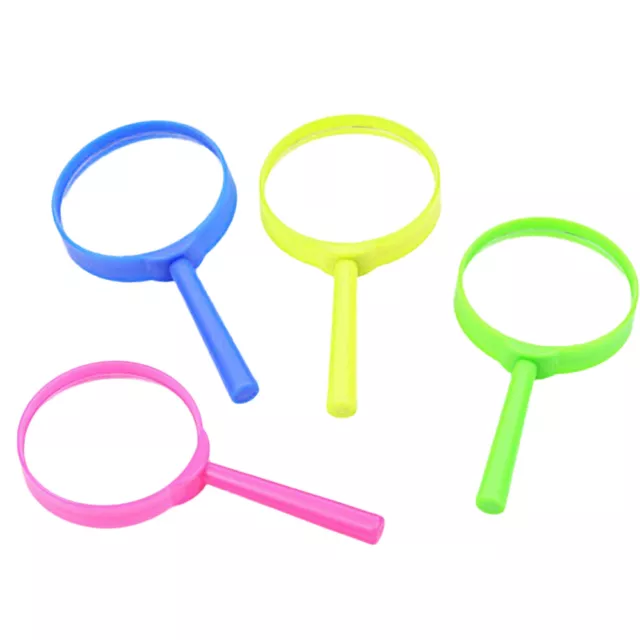 6 Pcs Handheld Magnifying Glasses Magnifier for Kids Playsets