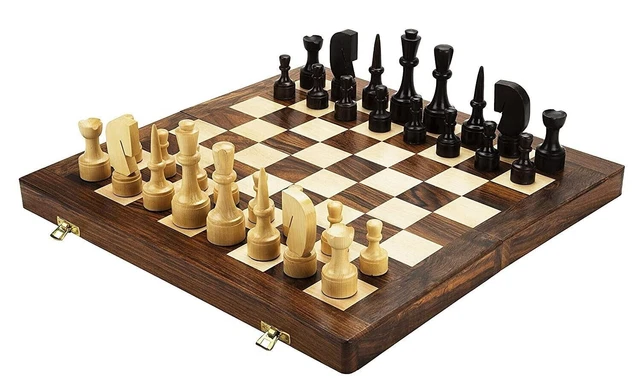 Pièces d'échecs en bois pondérées Master of Chess Professional Staunton