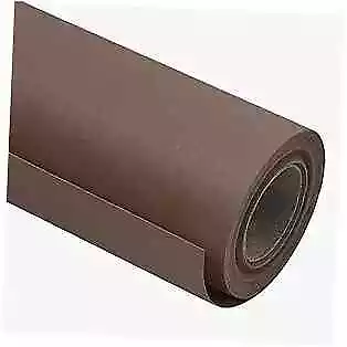 Rollo de papel Kraft - 17,5 pulgadas x 32,8 pies - papel reciclable marrón chocolate
