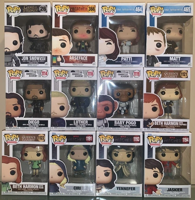 Pop! Bundle - TV: Witcher - Queens Gambit - Leftovers - Umbrella Academy