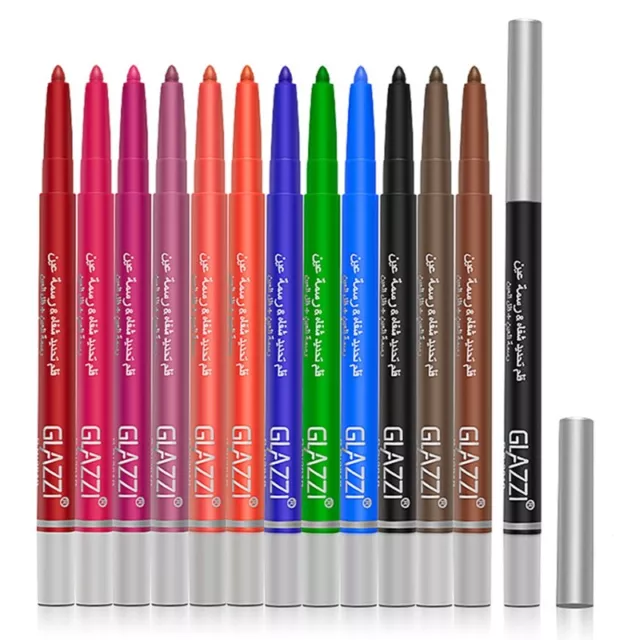 Crayon Eye Liner Liquide Coloré  Imperméable -En-Ciel Mat S5C24701