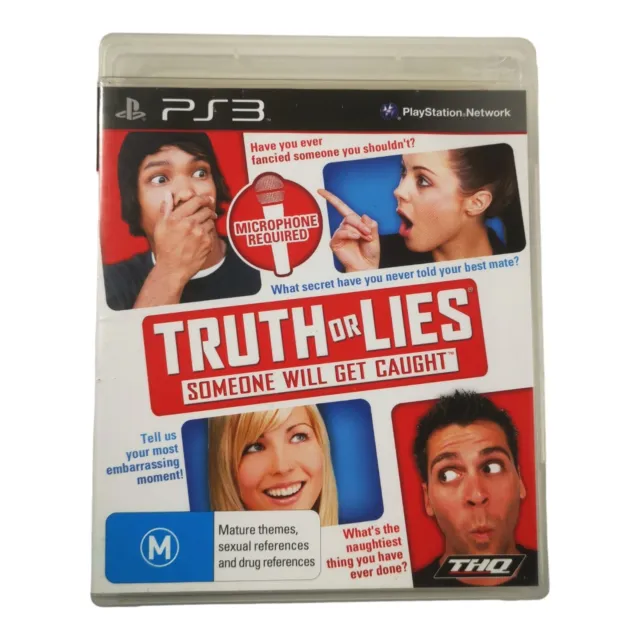 Truth Or Lies PS3 Sony PlayStation 3 Video Game