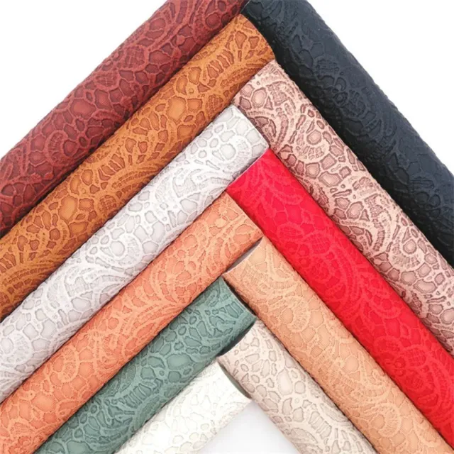 Accessories Patterned Leather Embossed Fashionable Modern PVC Plain Stylish
