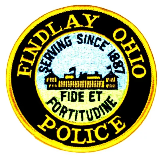 FINDLAY OHIO OH Sheriff or Police Patch FORT US FLAG WATCH TOWER